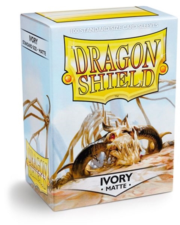 Dragon Shield - Matte Ivory Sleeves - Standard Sleeves (100 pcs)